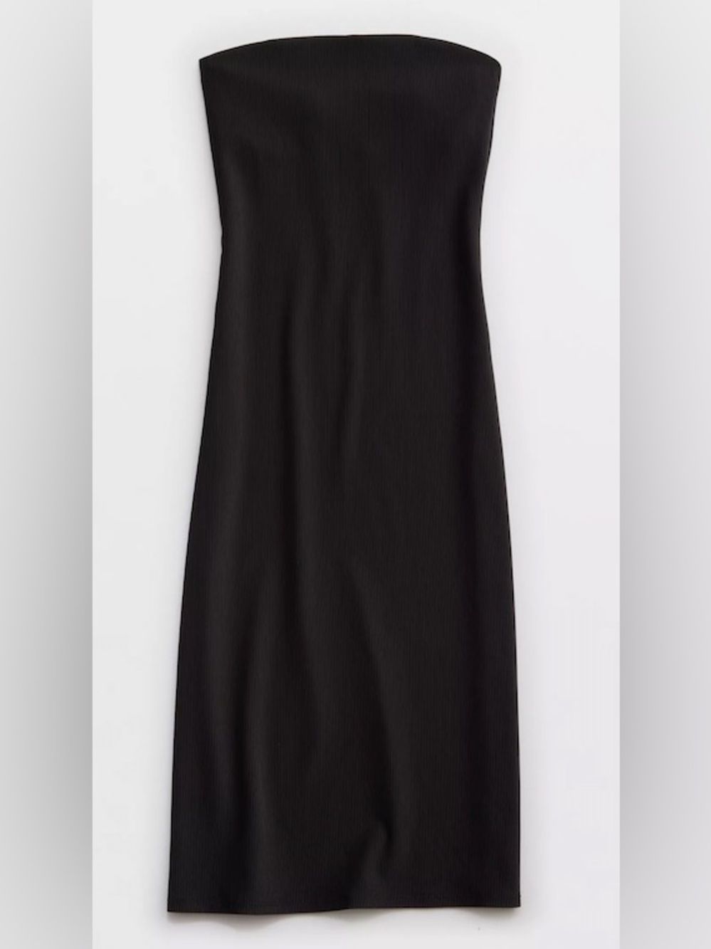 NWT OFFLINE By Aerie Stripe Rib Night Out Midi Tube Dress